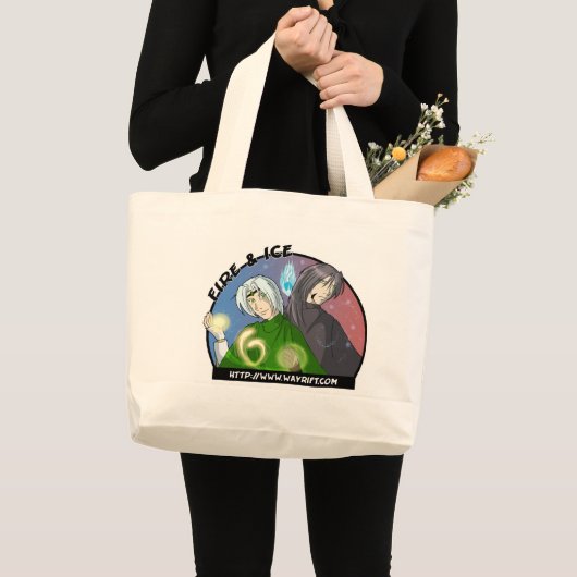 Fire & Ice-Canvas tas (Voorkant (product))