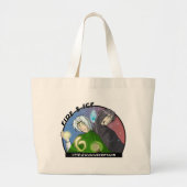 Fire & Ice-Canvas tas (Voorkant)