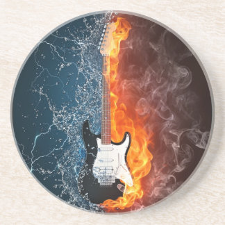 FIRE&ICE GUITAR ZANDSTEEN ONDERZETTER