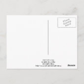 Fire & Ice Yin Yang Briefkaart (Achterkant)