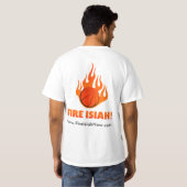 Fire Isiah Flamin T-shirt (Achterkant volledig)