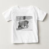 'Fire Island Baby'  Wagon Baby T-shirt (Voorkant)