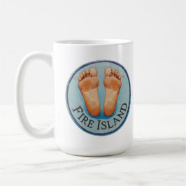 Fire Island barefoot & fancy free! Funny host gift Koffiemok