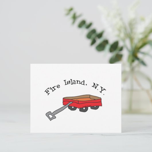 Fire Island Briefkaart (Staand voorkant)