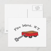 Fire Island Briefkaart (Voorkant / Achterkant)