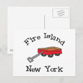 Fire Island Briefkaart (Voorkant / Achterkant)