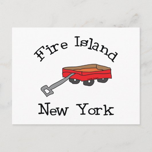 Fire Island Briefkaart (Voorkant)