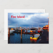 Fire Island-Briefkaart Briefkaart (Voorkant / Achterkant)