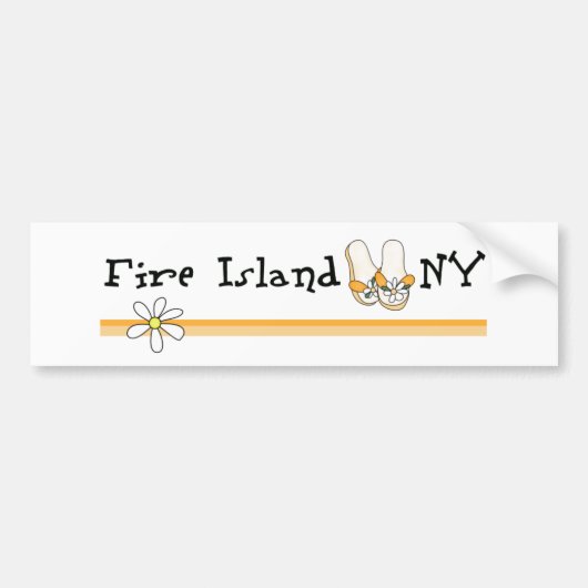 Fire Island Bumpersticker (Voorkant)