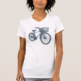 Fire Island fietsmand schets Long Island NY T-shirt