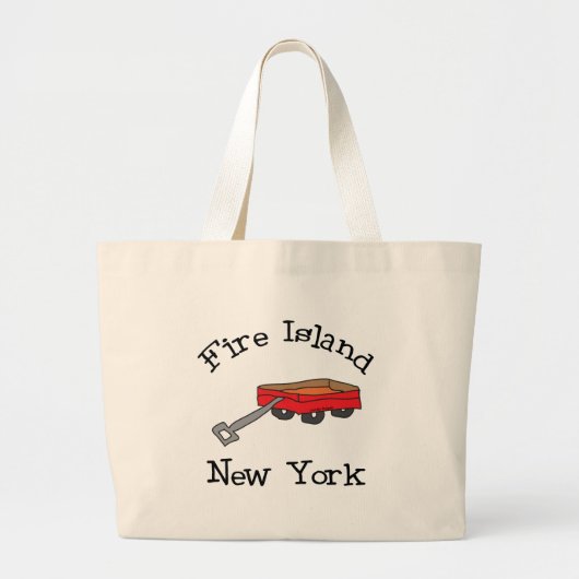Fire Island Grote Tote Bag (Voorkant)