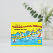 Fire Island Kaart (Staand voorkant)