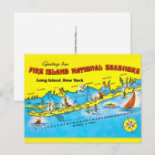 Fire Island Kaart (Voorkant / Achterkant)