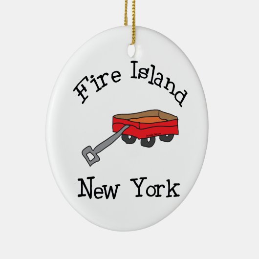 Fire Island Keramisch Ornament (Rechts)