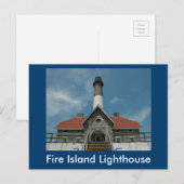 Fire Island Light House Briefkaart (Voorkant / Achterkant)