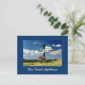 Fire Island Lighthouse Briefkaart (Staand voorkant)