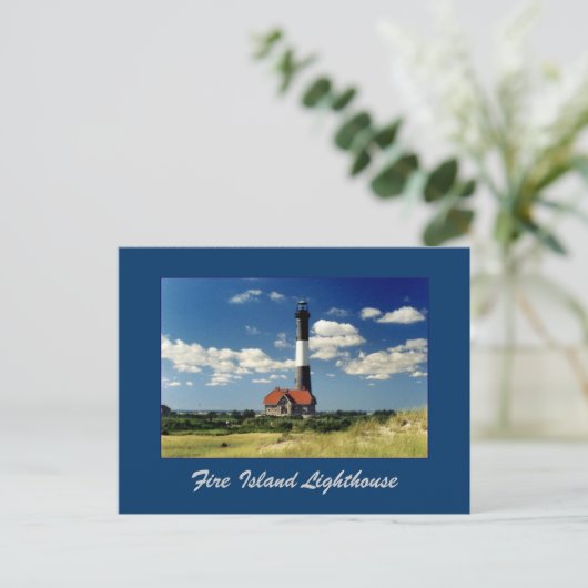 Fire Island Lighthouse Briefkaart (Staand voorkant)