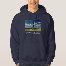 Fire Island Lighthouse Hoodie Sweatshirt voor volw