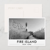 Fire Island Lighthouse New York Briefkaart (Voorkant / Achterkant)