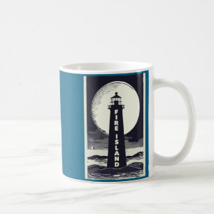 Fire Island Lighthouse New York Maan Koffiemok