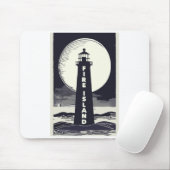 Fire Island Lighthouse New York Maan Muismat (Met muis)