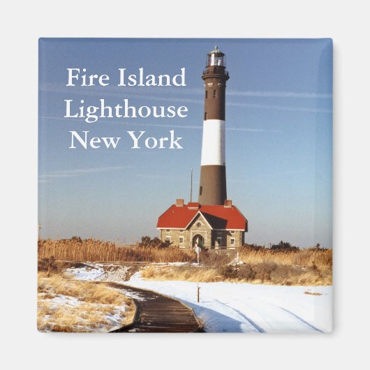 Fire Island Lighthouse, New York Magnet (Voorkant)
