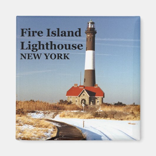 Fire Island Lighthouse, New York Magnet (Voorkant)