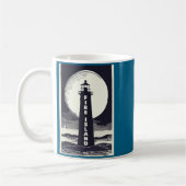 Fire Island Lighthouse New York Moon  Koffiemok (Links)