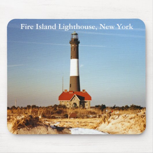 Fire Island Lighthouse, New York Mousepad Muismat (Voorkant)