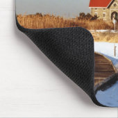 Fire Island Lighthouse, New York Mousepad Muismat (Hoek)