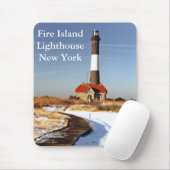 Fire Island Lighthouse, New York Mousepad Muismat (Met muis)
