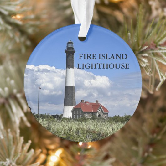 Fire Island Lighthouse, New York Ornament (Boom)
