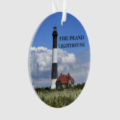 Fire Island Lighthouse, New York Ornament (voorkant)