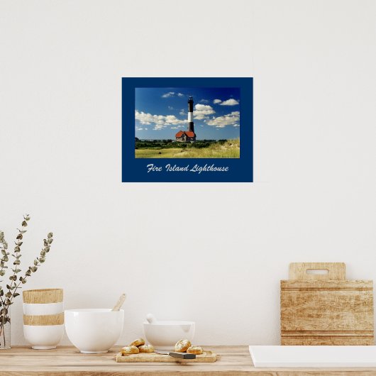 Fire Island Lighthouse Poster (Keuken)