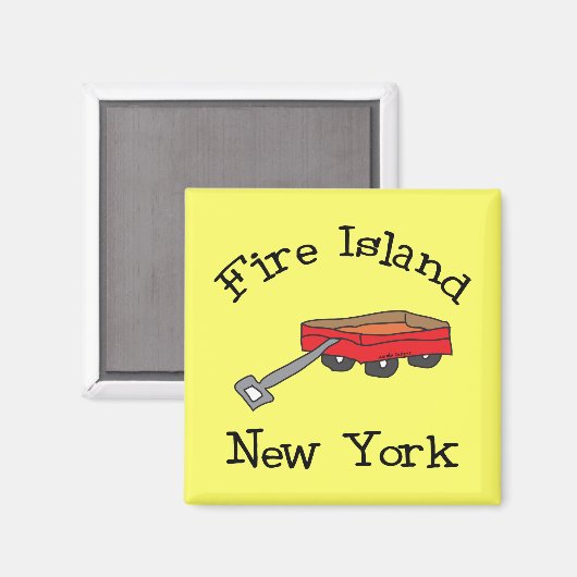 Fire Island Magneet (Voorkant / Achterkant)