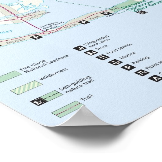 Fire Island National Seashore Poster (Hoek)