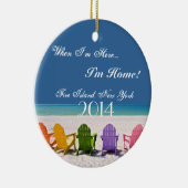 FIRE ISLAND, NEW YORK BEACH LOVER GIFT ORNAMENT (Rechts)