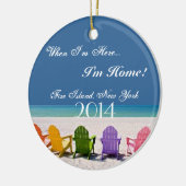 FIRE ISLAND, NEW YORK BEACH LOVER GIFT ORNAMENT (Links)