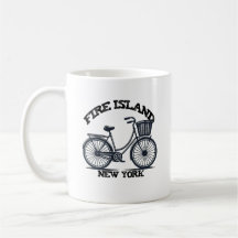 FIRE ISLAND NEW YORK fiets met mand fiets