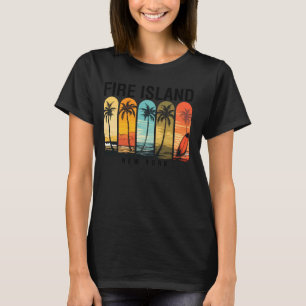 Fire Island New York Mannen Beach Rider Vrouwen T-shirt