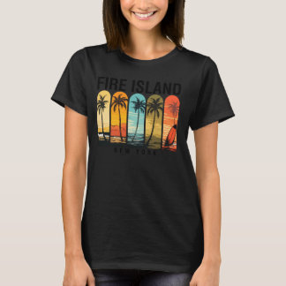 Fire Island New York Mannen Beach Rider Vrouwen T-shirt