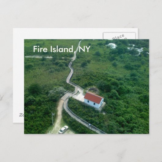 Fire Island, NY Briefkaart (Voorkant / Achterkant)