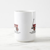 Fire Island retro rode wagon strand zomervakantie Koffiemok (Center)