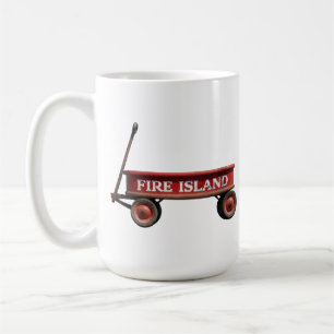 Fire Island rode wagen kismet bos dennen saltaire Koffiemok