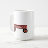 Fire Island rode wagen kismet grove dennen saltair Koffiemok (Voorkant links)