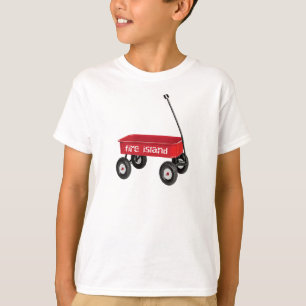 Fire Island rode wagen zomer strandvakantie T-shirt