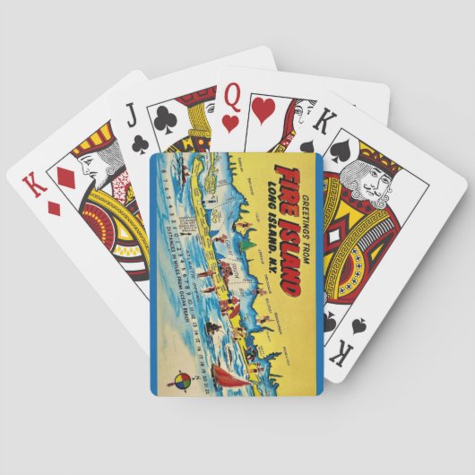 Fire Island-speelkaarten Pokerkaarten (Achterkant)