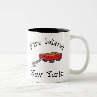 Fire Island Tweekleurige Koffiemok