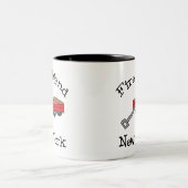 Fire Island Tweekleurige Koffiemok (Center)