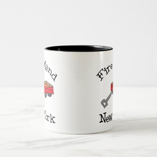 Fire Island Tweekleurige Koffiemok (Center)